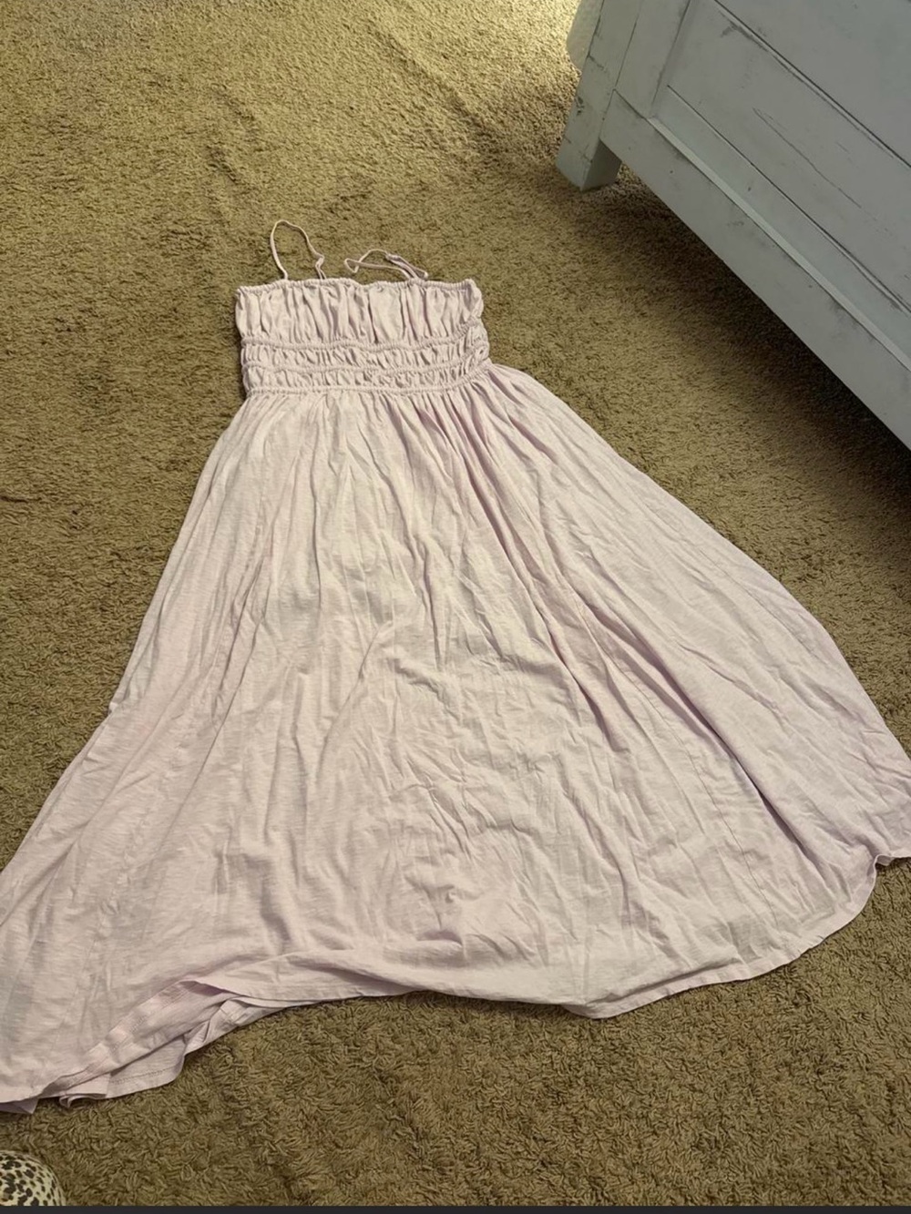 American Eagle Outfitters Light Pink Smocked Girls' Sundress - Picture 1 of 2